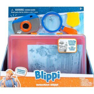 Blippi Detective Roleplay Set Starter Pack Toy - Badge Camera & More